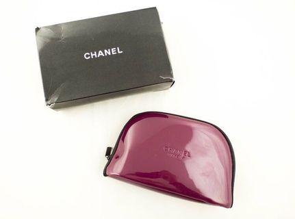 CHANEL香奈兒/魅惑紫紅漆皮化妝包