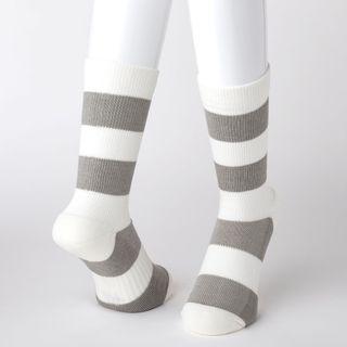 UNIQLO Men pile striped socks