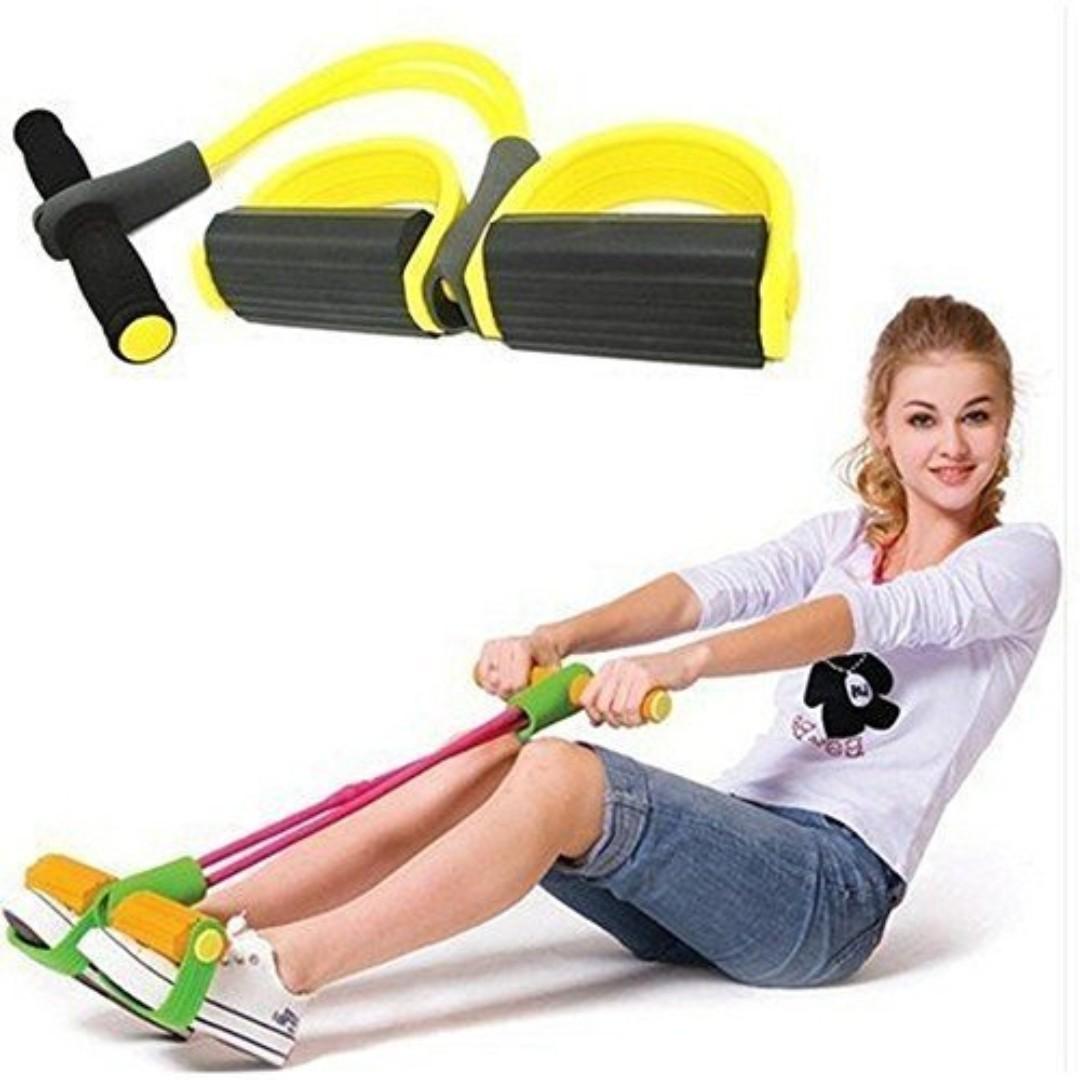 4113 Rubber Pull String Lose Waist Weight Reduce Tummy Trimmer Gym Exercise Equipment Crossfit Foot Rally Rope Fitness 1 Piece Health Nutrition Assistive Rehabilatory Aids Other Assistive Aids on Caro...