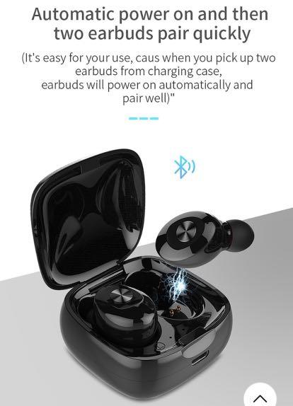 A037 EKO.SG Bluetooth Version 5 Powerful Bass Wireless Earbuds HIFI Sound Sport Earphones