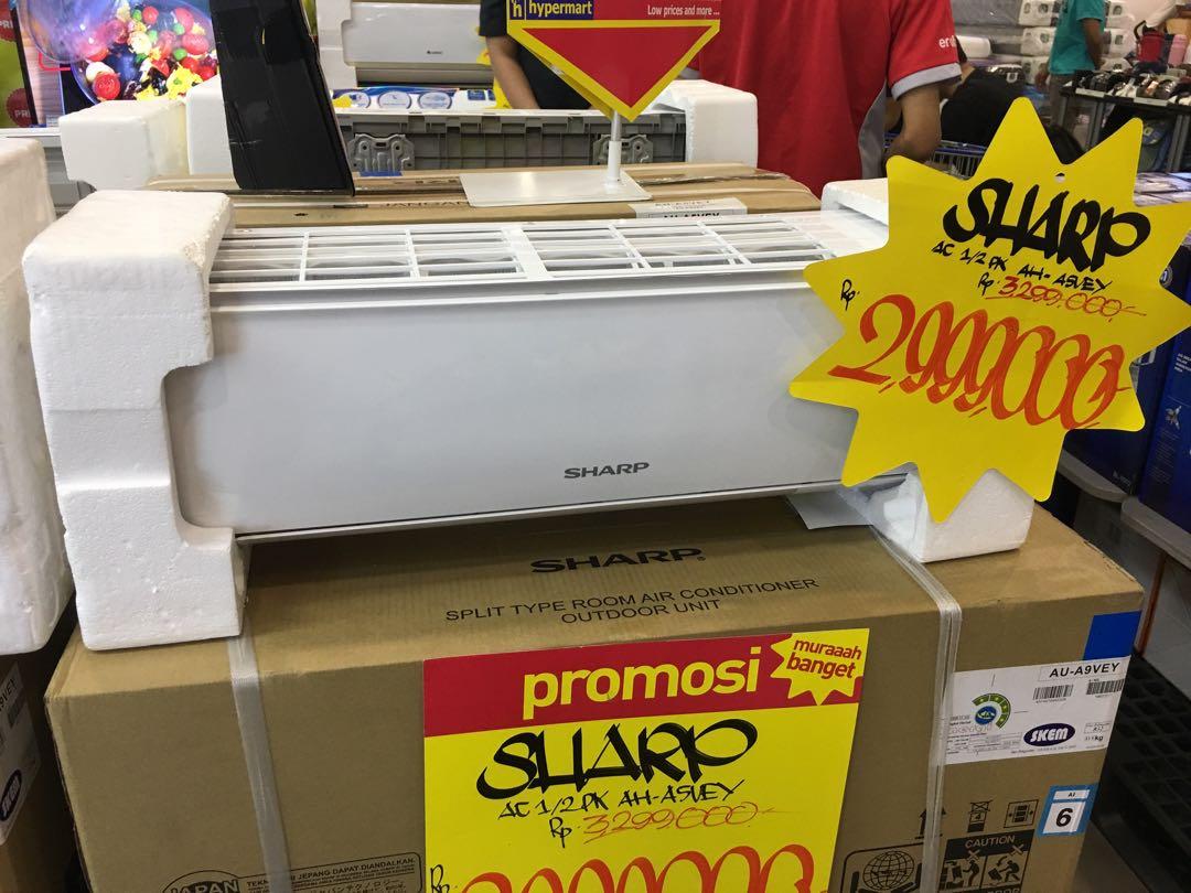 AC SHARP 1/2 PK Cicilan tanpa kartu kredit proses 3 menit