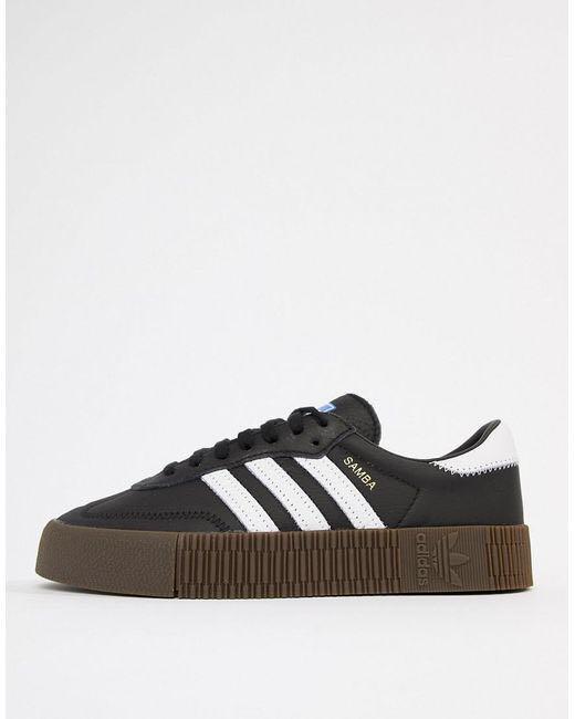 adidas Originals Samba Rose Trainers In Black Women s Fashion