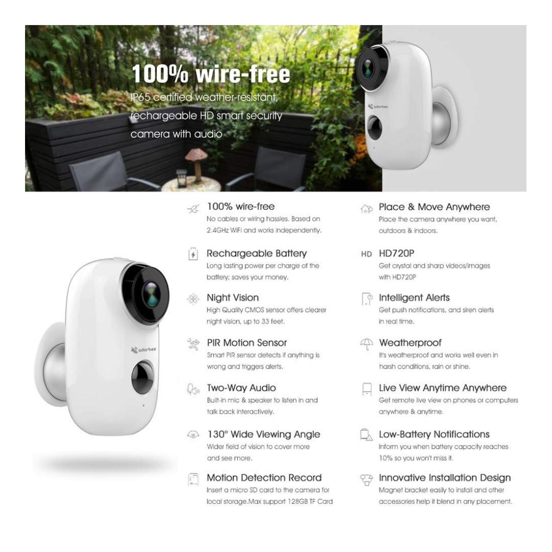 Adorbee best sale security camera