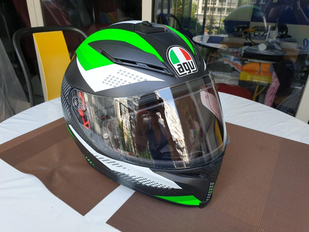 AGV K5 Helmet, Motorcycles, Motorcycle Apparel on Carousell