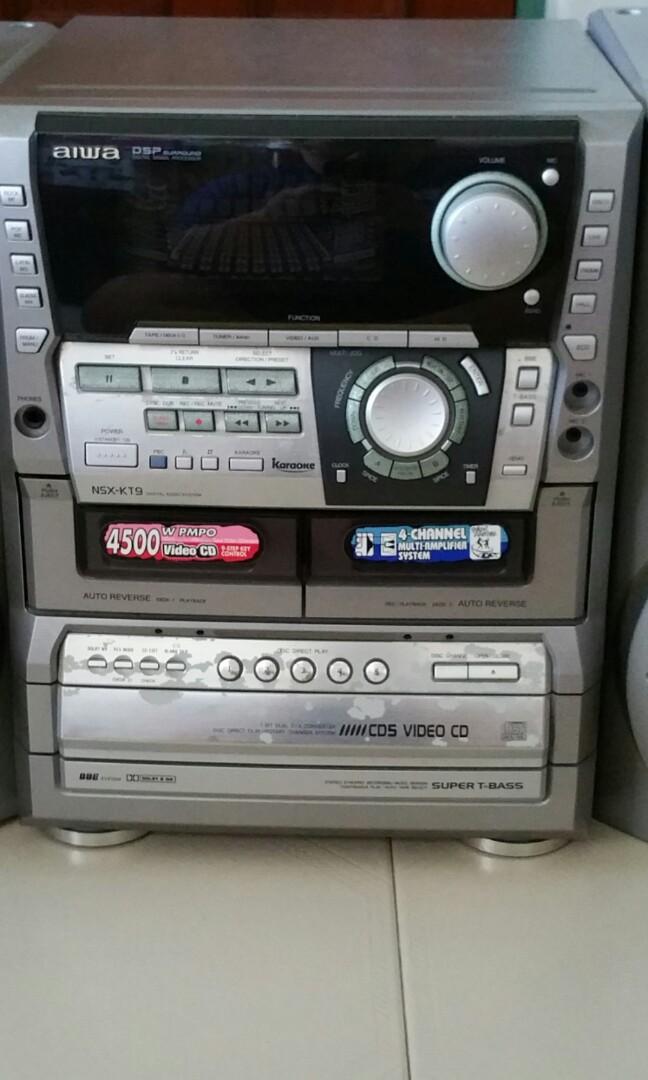 Aiwa DSP Surround Super T Bass System, Audio, Soundbars, Speakers