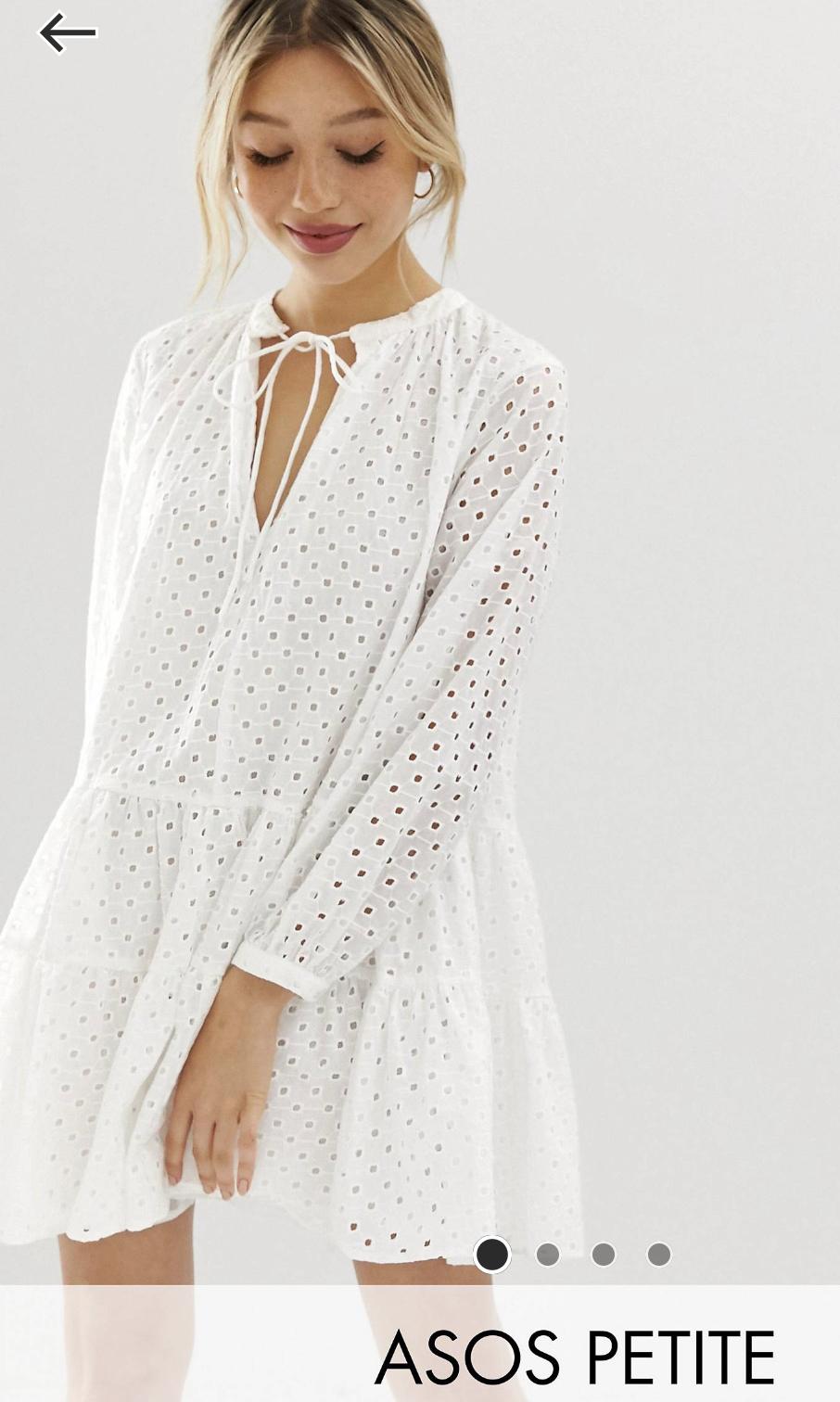 Petite online trapeze dress
