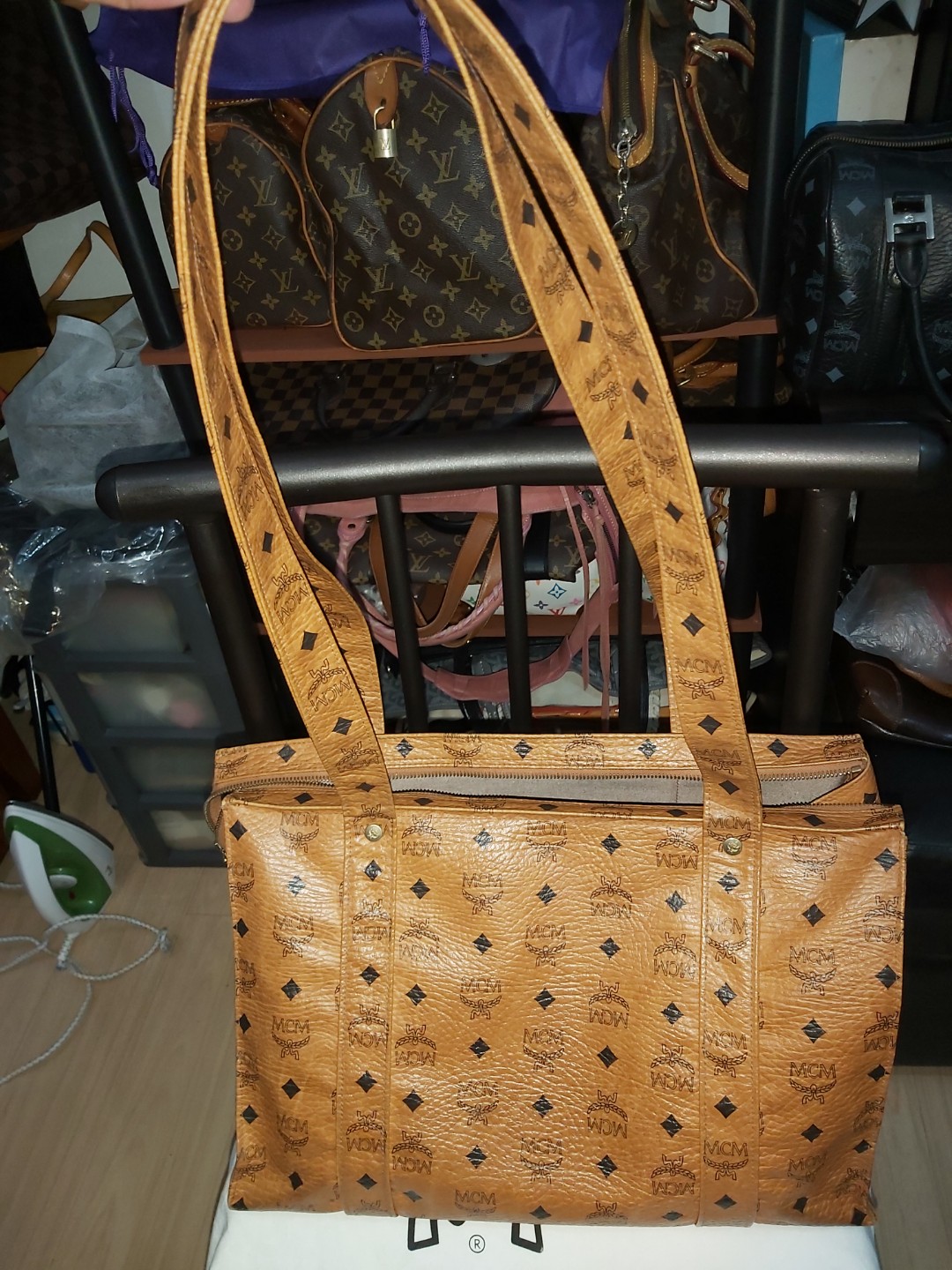 Authentic Mcm Shoppers Bag Luxury Bags Wallets On Carousell