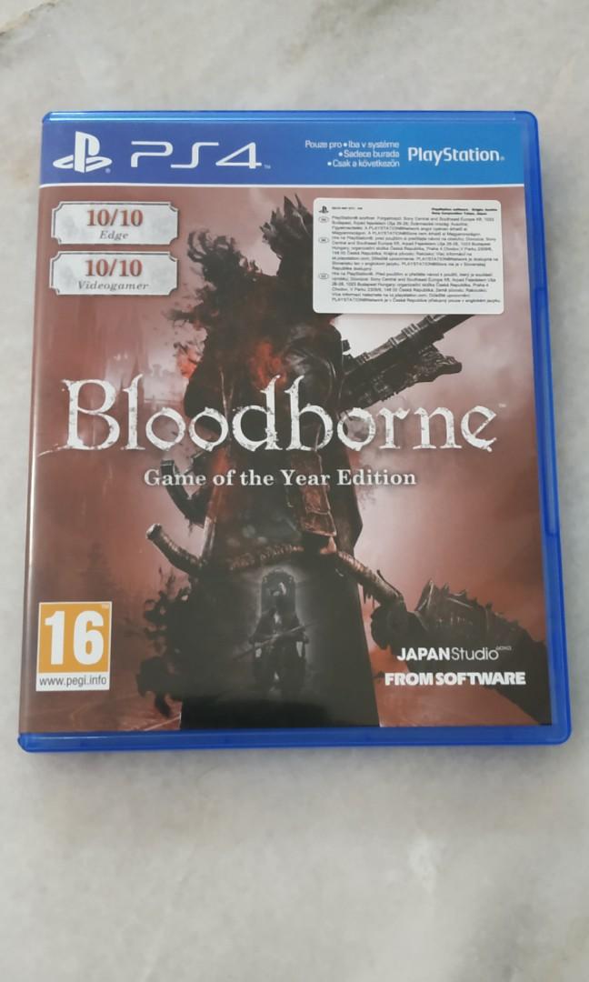 Bloodborne Goty Ps4 Game Video Gaming Video Games On Carousell