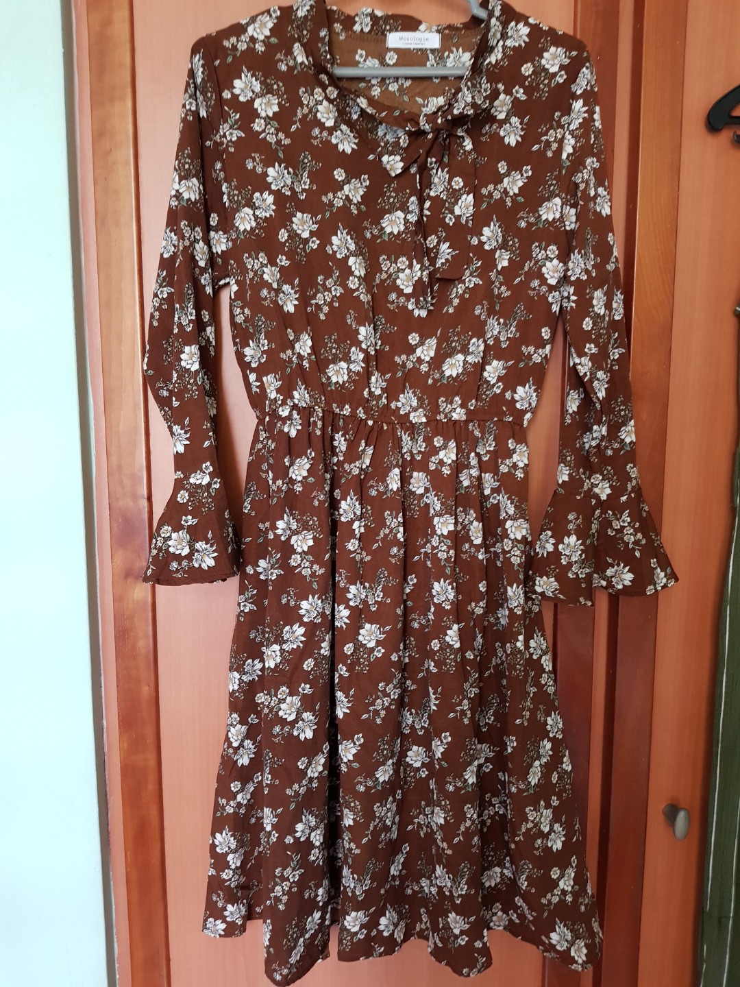 Marie Brown Floral Midi Sundress