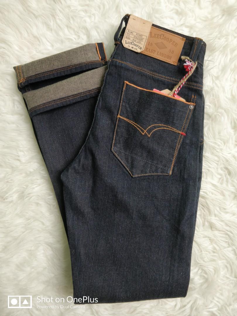Lee cooper selvedge jeans top