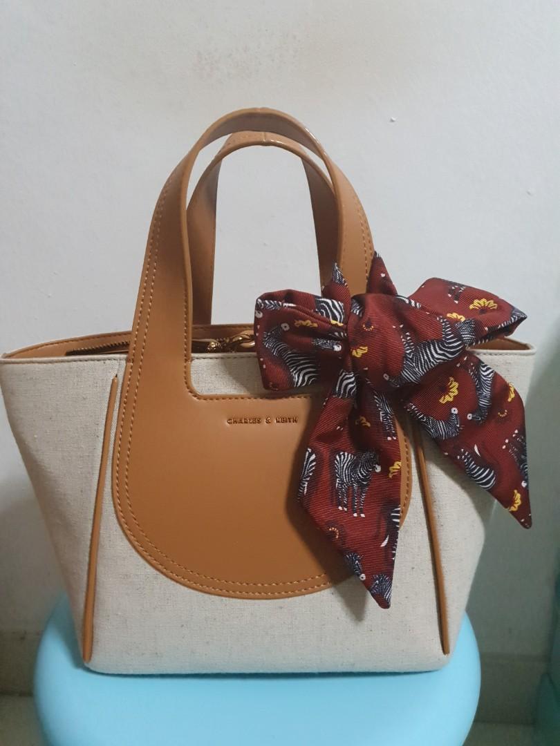 charles & keith trapeze bag
