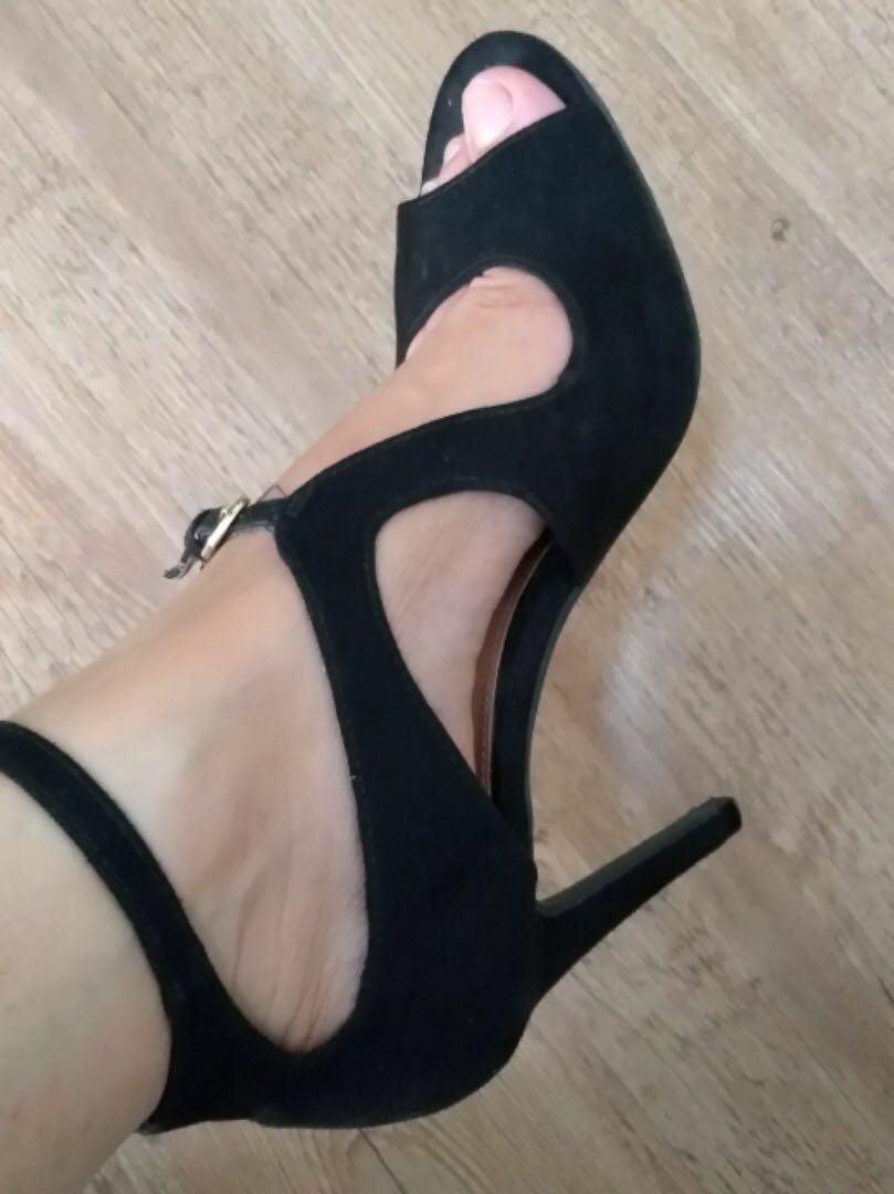 Christian Siriano Black Sandals, Women 