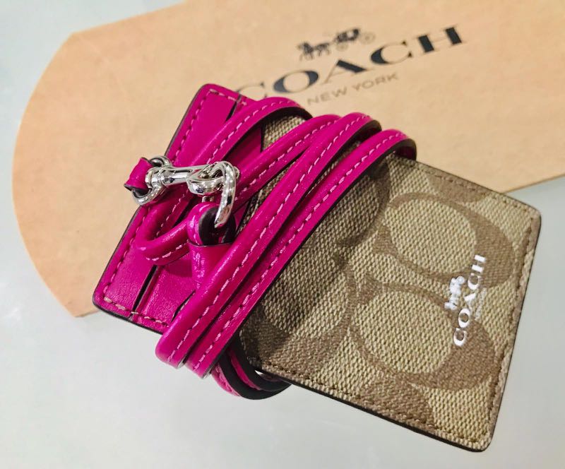 Coach Lanyard_Pink, Women's Fashion, Watches & Accessories, Other