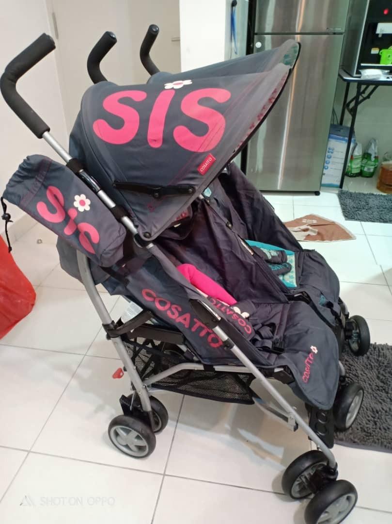 Cosatto double stroller bro sis Babies Kids Going Out