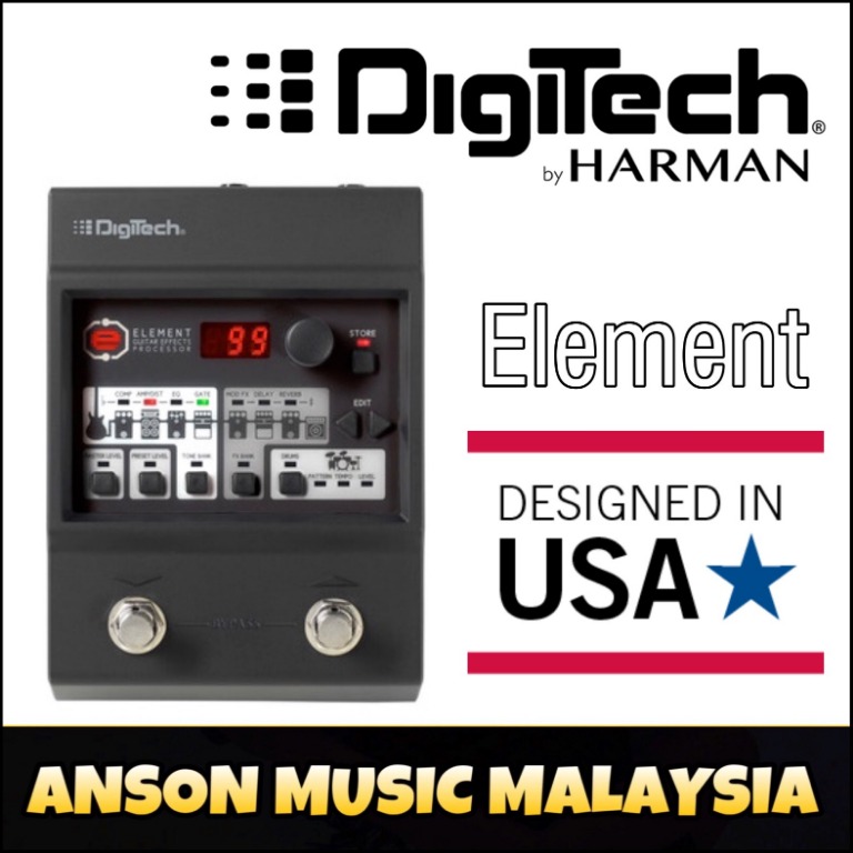 DigiTech Element Guitar MultiEffects Processor, Hobbies & Toys, Music