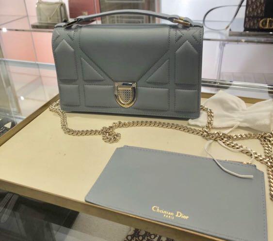 Dior Diorama handle clutch with chain bag
