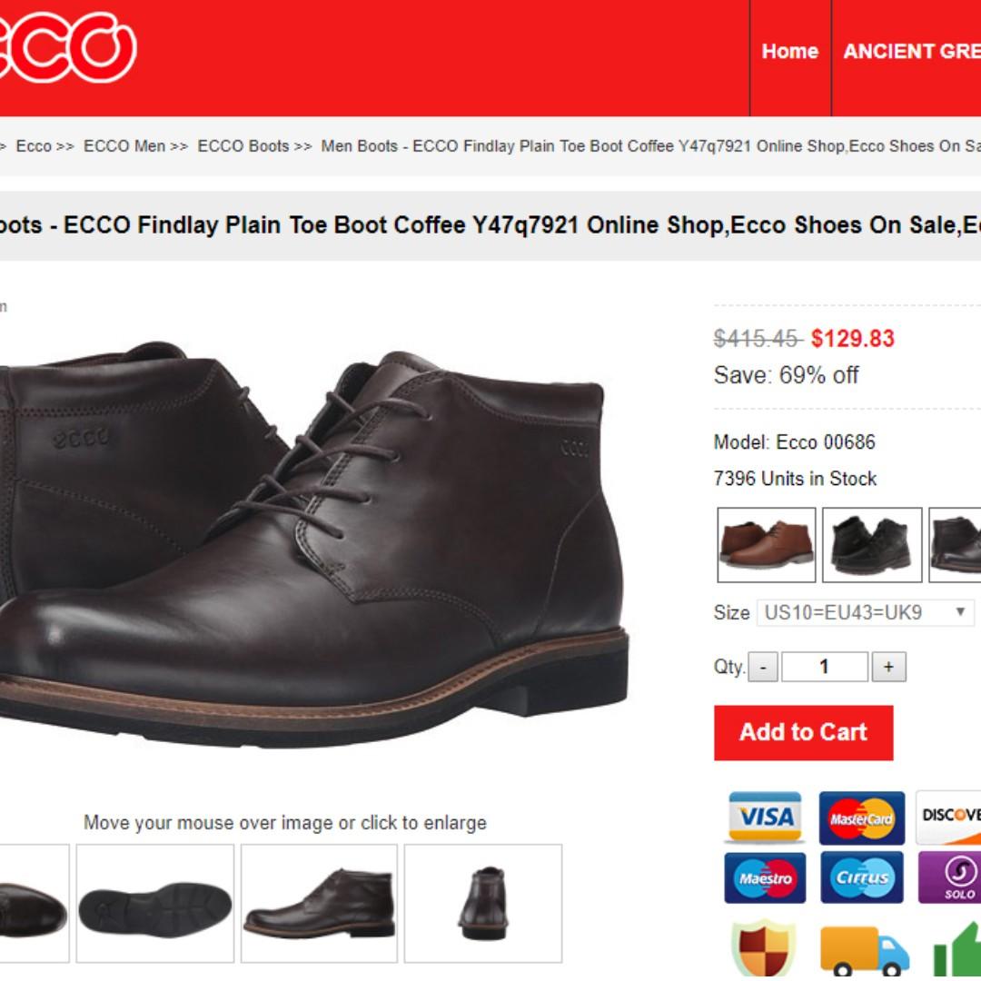 ECCO Findlay Toe Boot Coffee