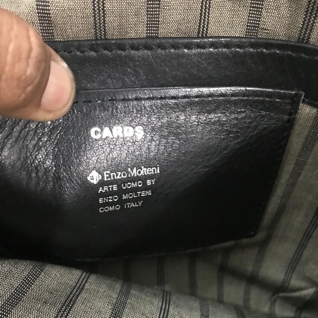 Enzo molteni italy genuine leather clutch, Men's Fashion