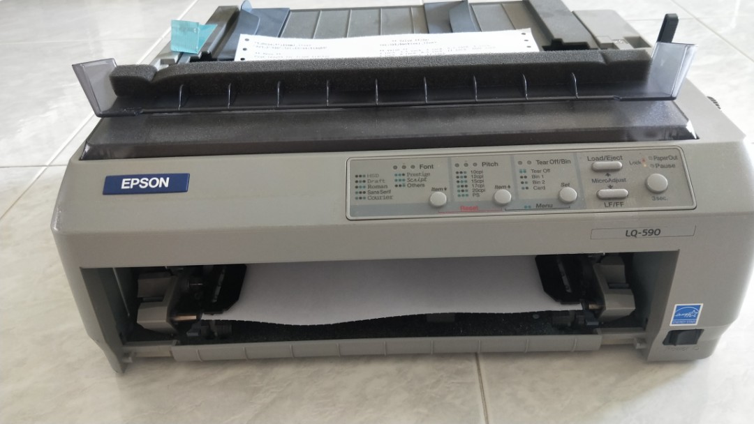Epson Lq 590 Dot Matrix Printer Computers And Tech Printers Scanners And Copiers On Carousell 2007