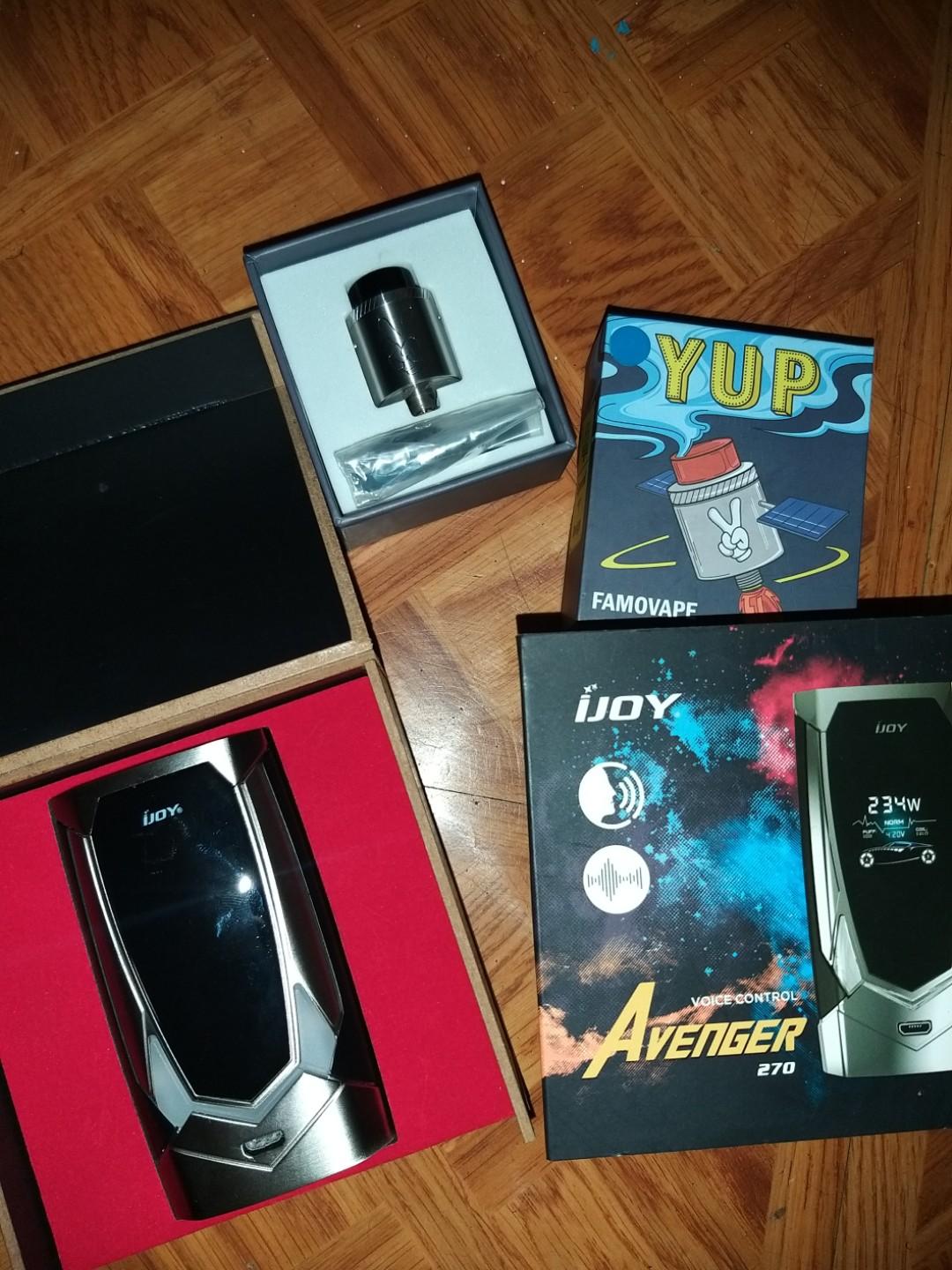 Ijoy Avenger 270 Mod And Yup Atomizer Looking For On Carousell