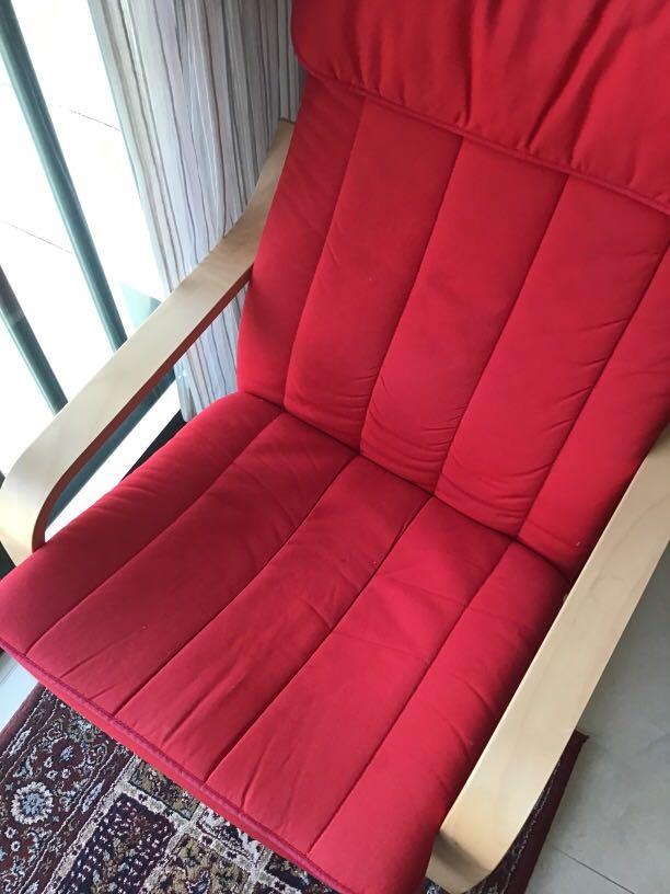 IKEA Poang Armchair, Furniture & Home Living, Furniture, Chairs on