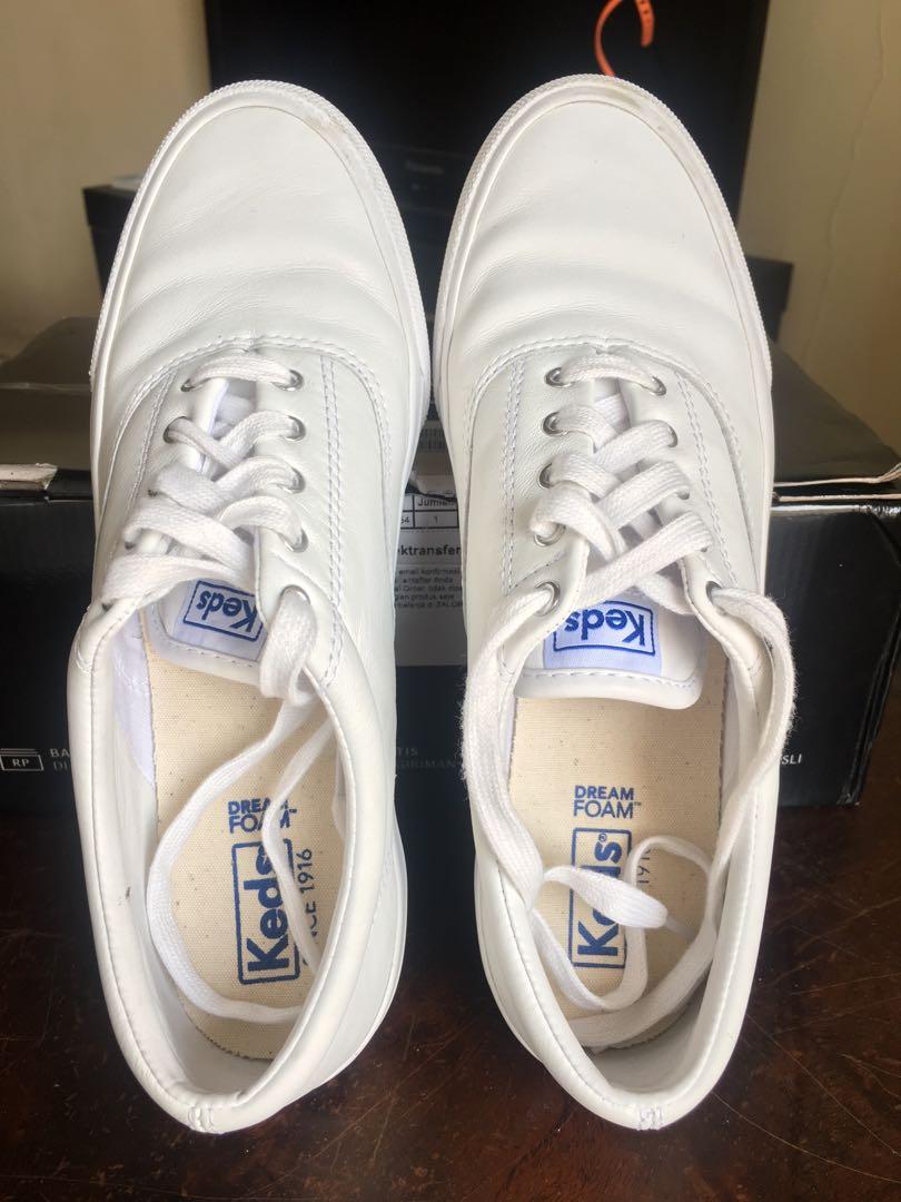 Keds Anchor Leather Fesyen Wanita Sepatu di Carousell