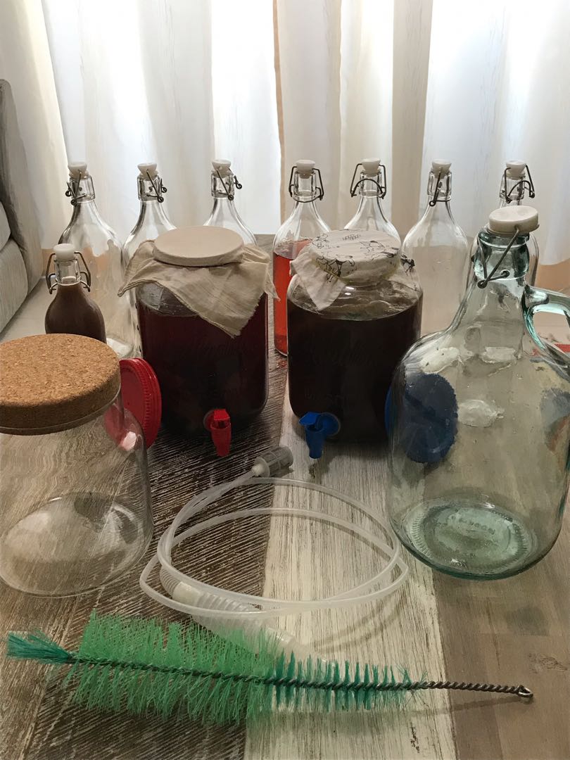 Kombucha brewing jars & equipment, Furniture & Home Living, Kitchenware