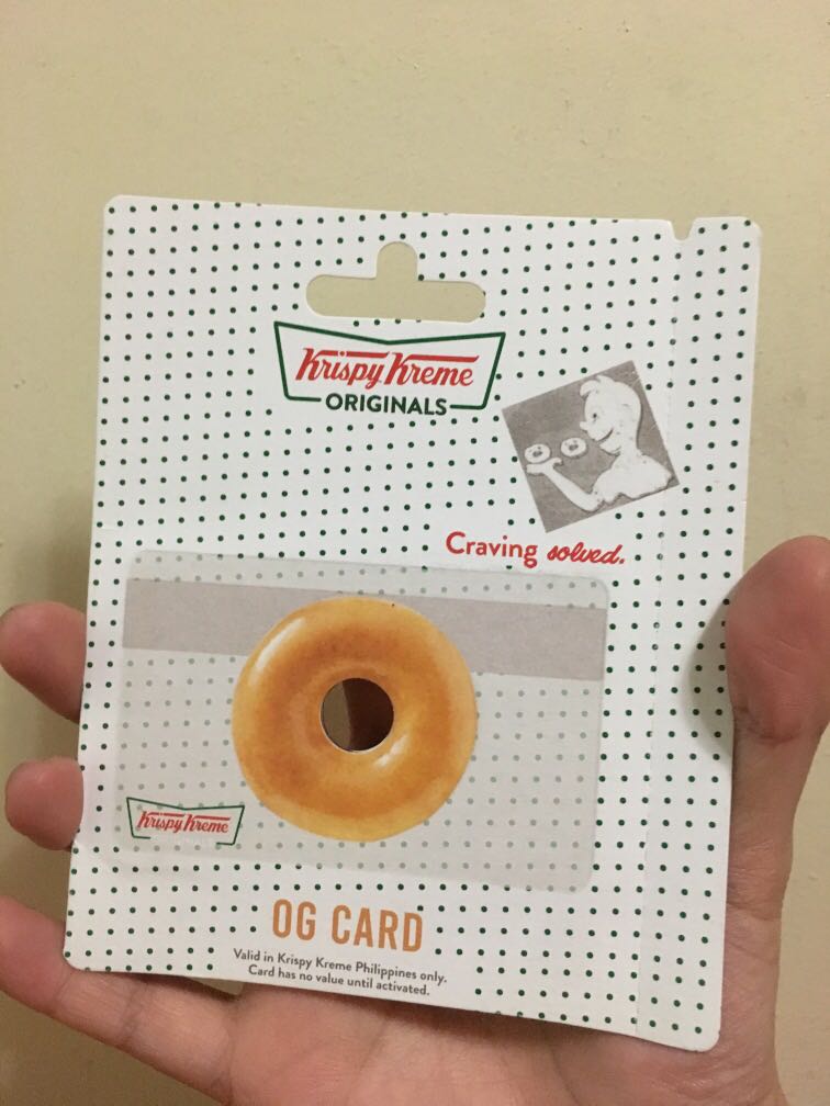 Krispy Kreme OG Card on Carousell