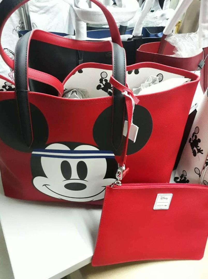 lacoste bag mickey mouse