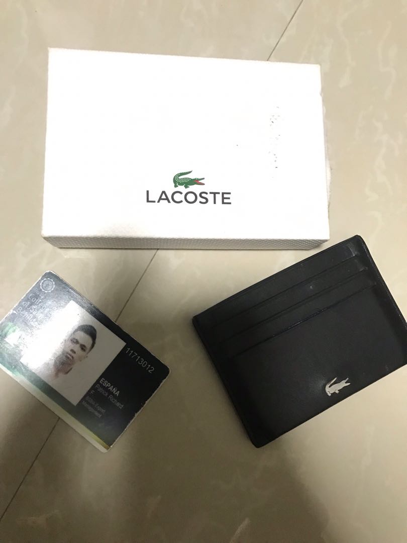 lacoste card holder