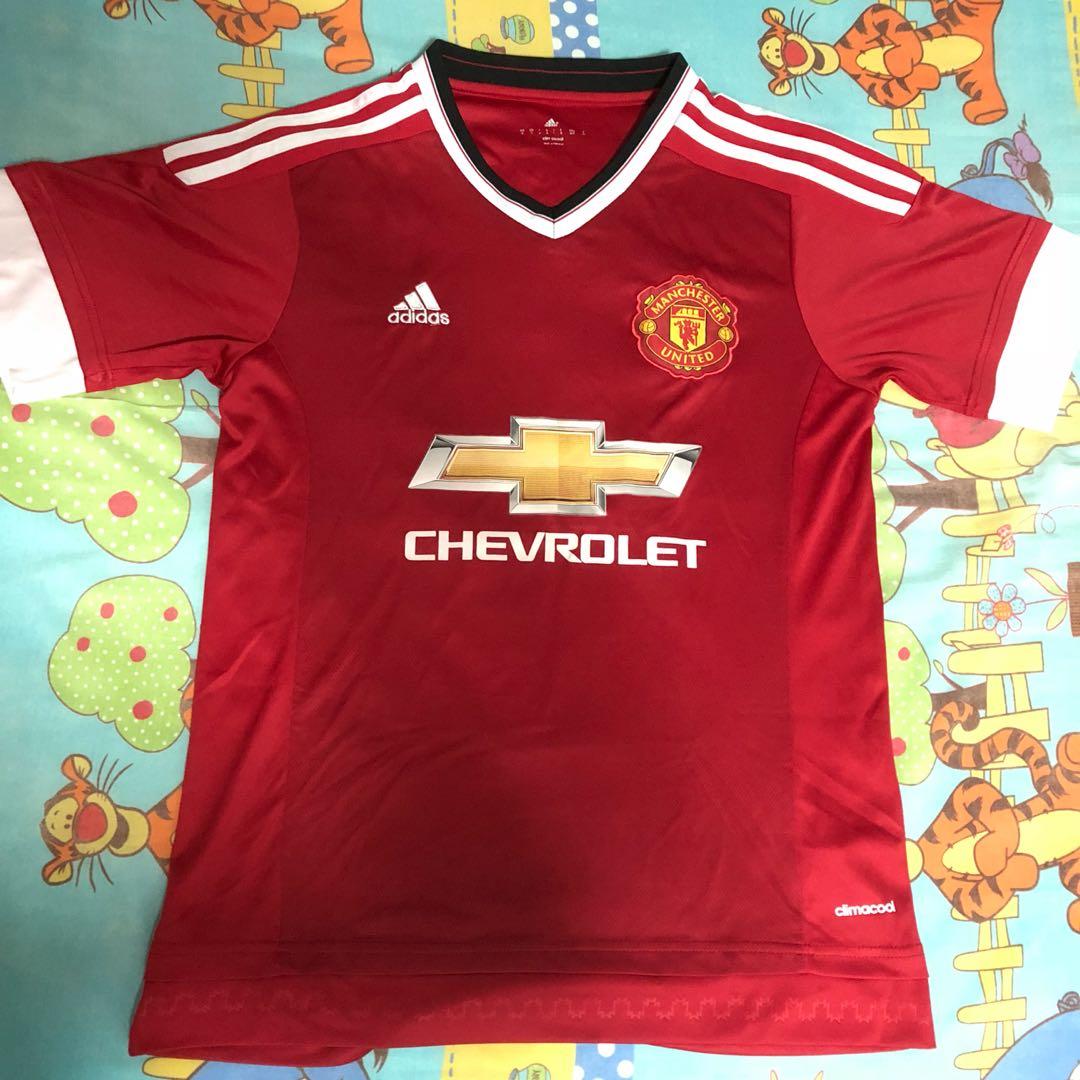 Man Utd Jersey Sports Sports Apparel On Carousell