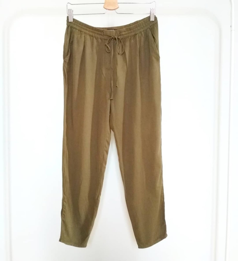 Mango Linen-blend culotte trousers - 57081179-99