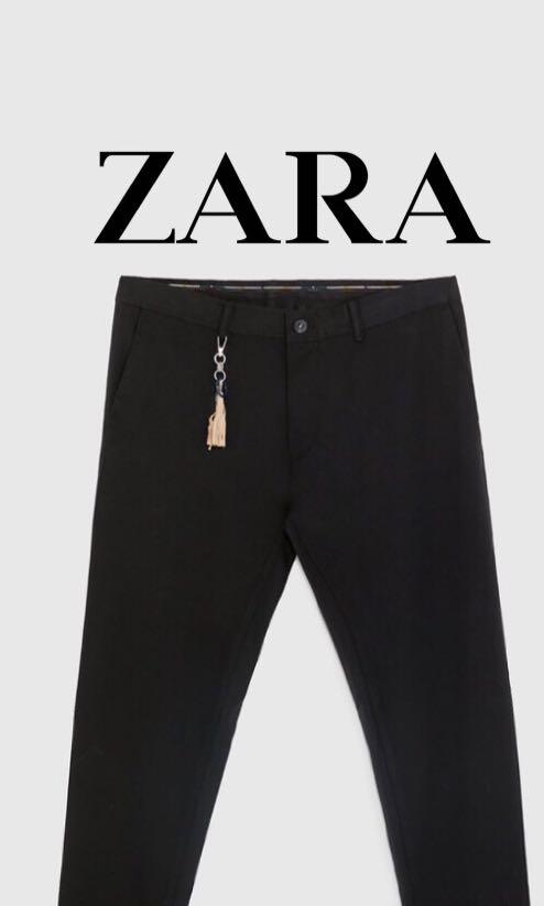 Zara Man Knit Trouser, Fesyen 