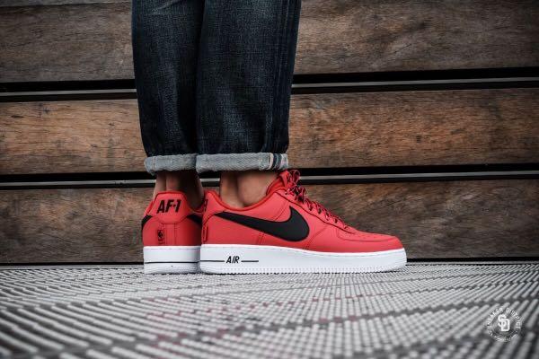 red air force 1 outfit men