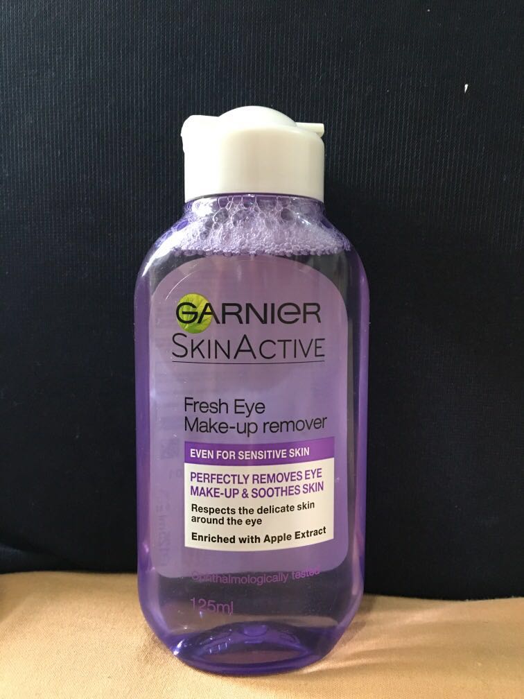 garnier fresh eye makeup remover