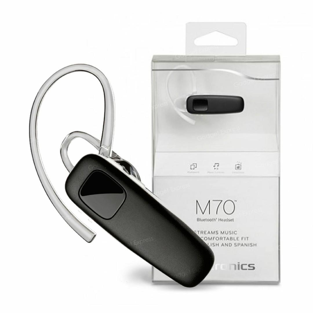 ORIGINAL Plantronics M70 Bluetooth Headset Handsfree Earphone A2DP Multipoint IEM Smartphone Siri Google Cortana Audio Headphones Headsets on Carousell
