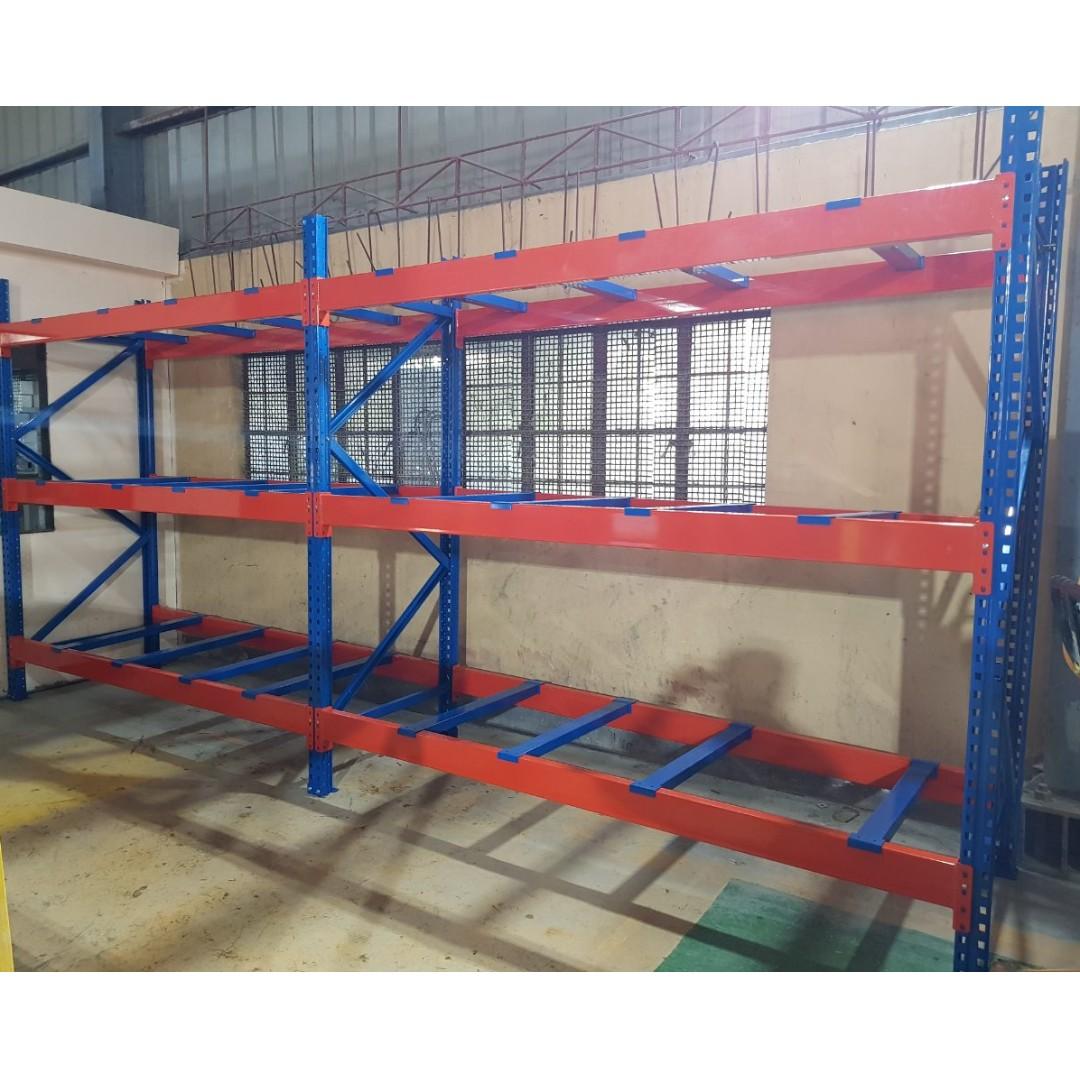 Pallet Rack Tie Beam type open Rack Display - heavy Duty, Furniture ...