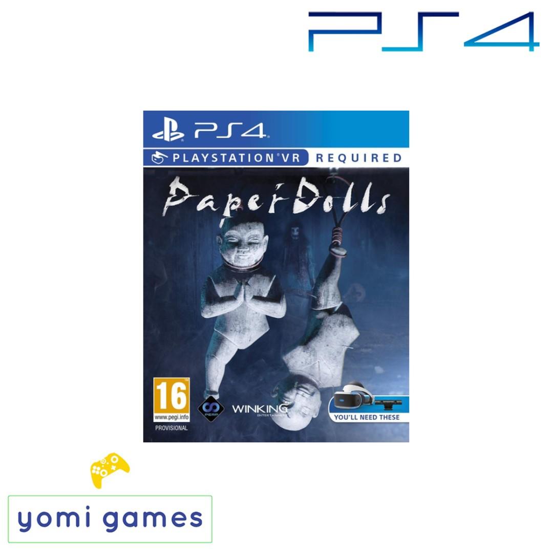 Ps4 Paper Dolls Toys Games Video Gaming Video Games On Carousell