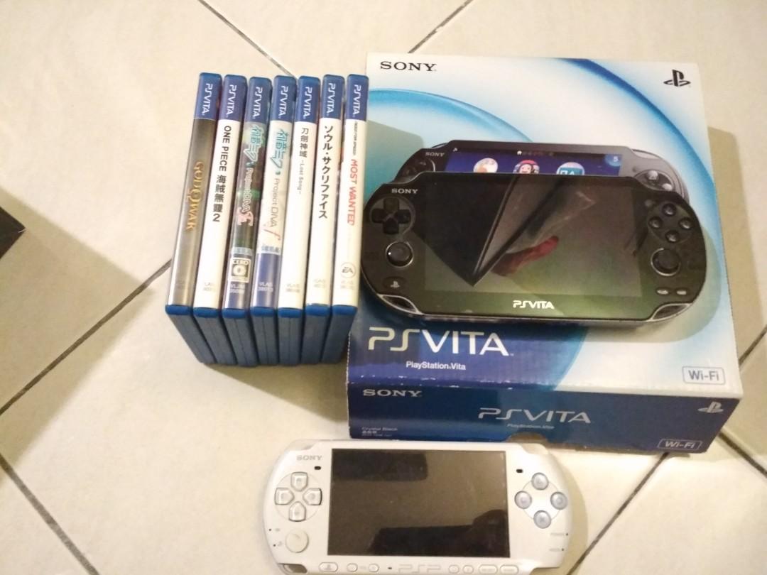 Ps Vita With Free Psp Video Gaming Video Game Consoles On Carousell