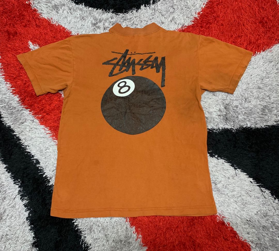 Rare Vintage 80s Stussy 8 Ball Tee T 