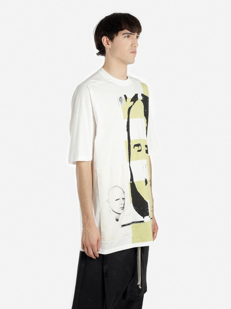 Rick Owens SS19 DRKSHDW Patched Printed Jumbo tee