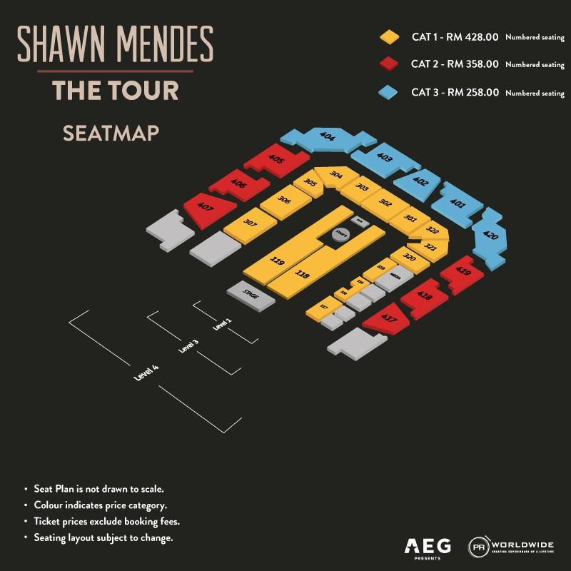 SHAWN MENDES CONCERT TICKETS, Tickets & Vouchers, Event Tickets on
