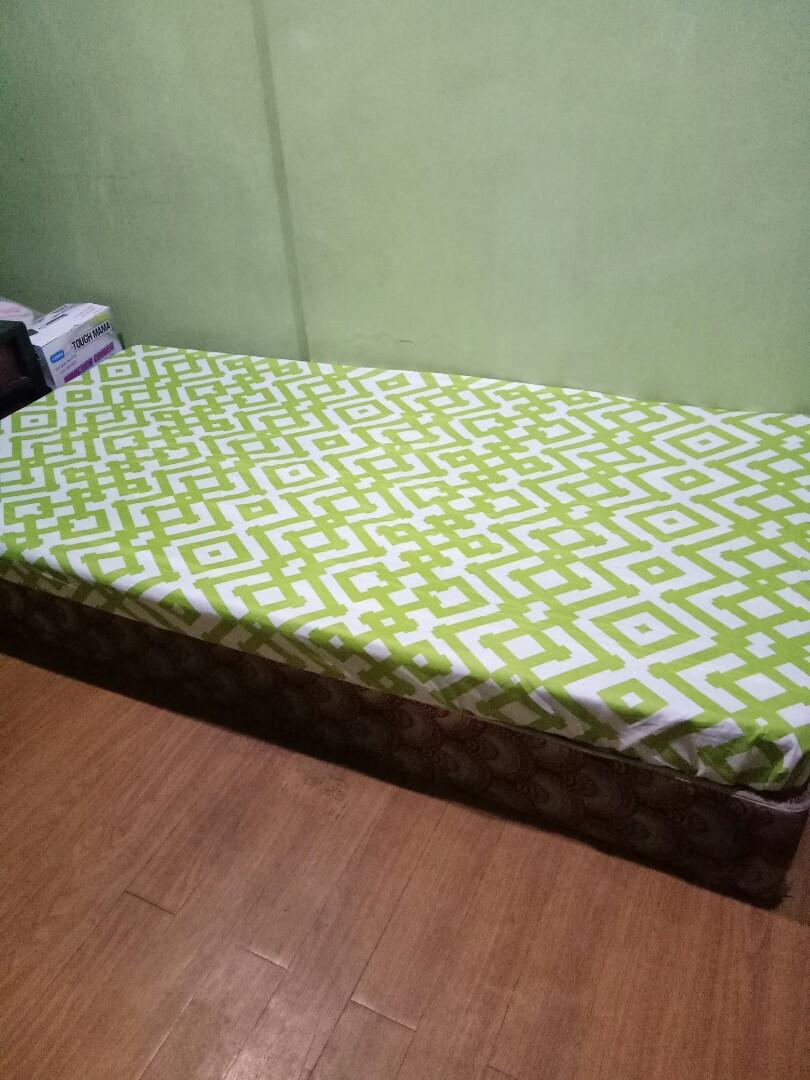 Single Bed With Uratex Foam For Sale Home Furniture Furniture Fixtures Beds Mattresses On Carousell