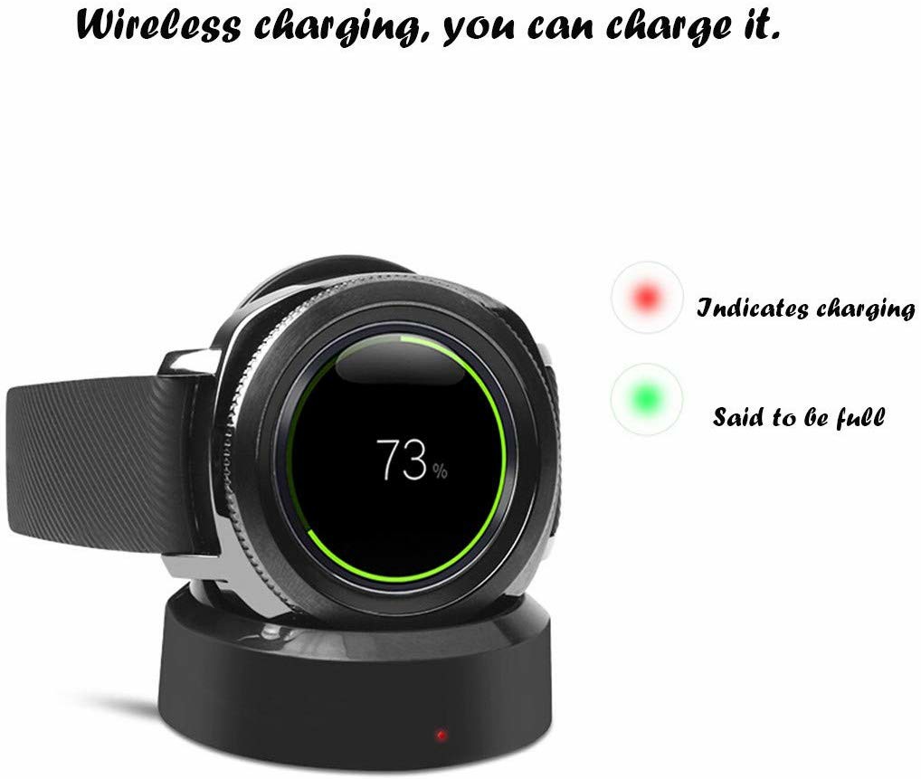 Sonmer X3 Magnete Wireless Charger Charging Dock For Samsung Gear Sport Watch Mobile Phones Gadgets Wearables Smart Watches on Carousell
