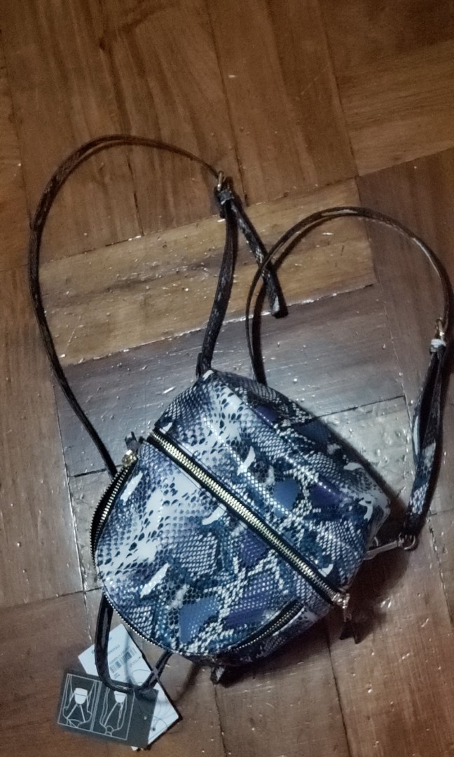 Steve Madden Snake Skin Convertible Backpack Women s Fashion