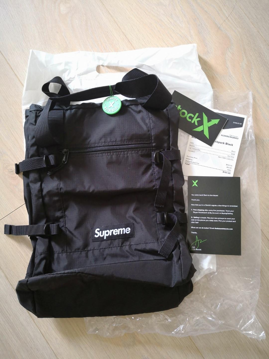 Supreme SS19 Tote Backpack Carousell