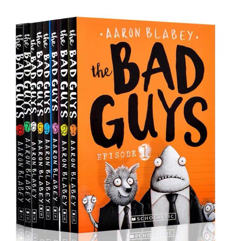 The Bad Guys 8 Book Series By Aaron Blabey Books Stationery Children S Books On Carousell