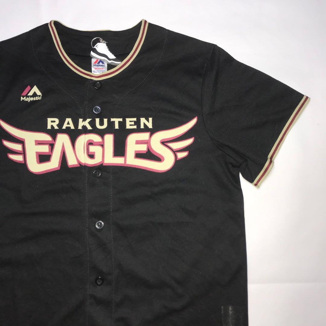 Genuine Majestic Japan Baseball Tohoku Rakuten Eagles Jersey Red