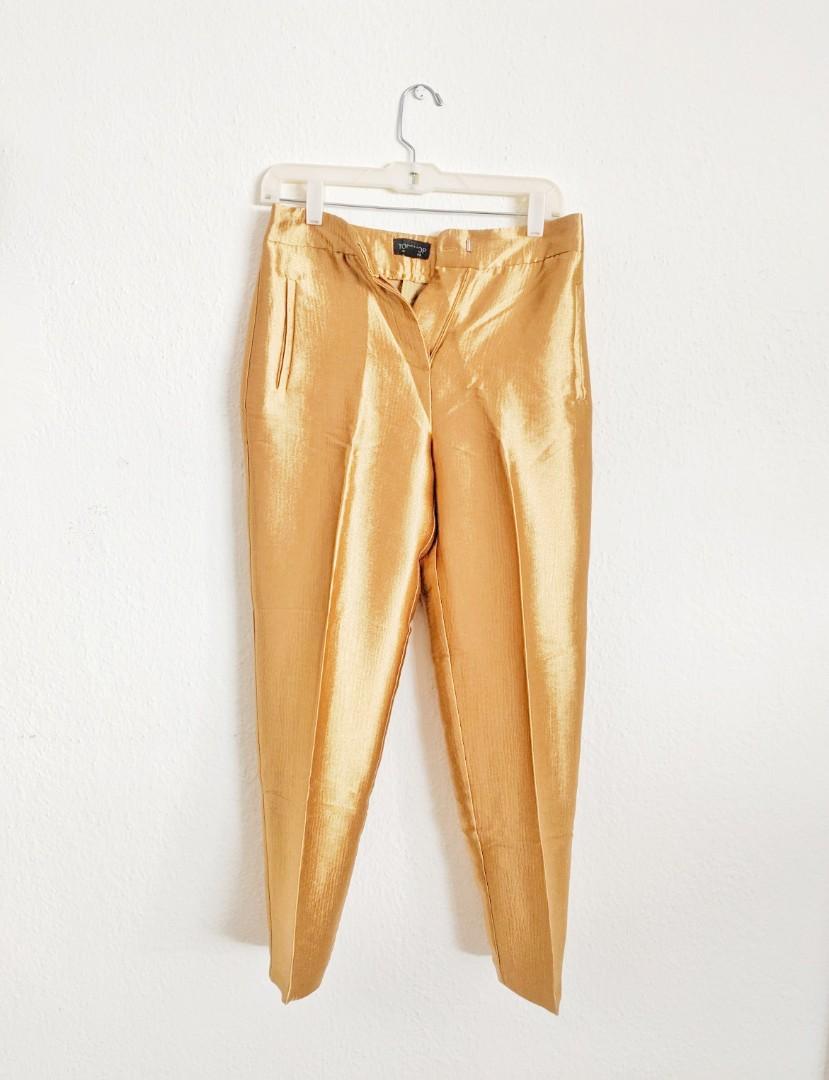 Gold pants womens Clearance