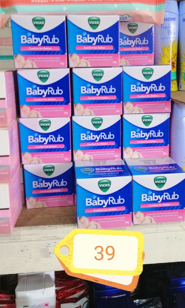 Vicks Baby Rub 50g Babies Kids Bathing Changing Other Baby Bathing Changing Needs On Carousell